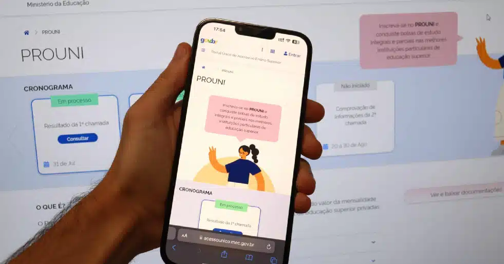 Entrega dos documentos do Prouni 2024