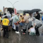 raio atingiu manifestantes em brasília