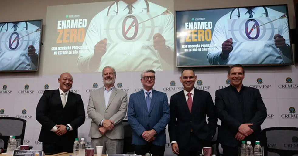 Médicos não proficientes no Enamed ganharão o CRM, diz CREMESP