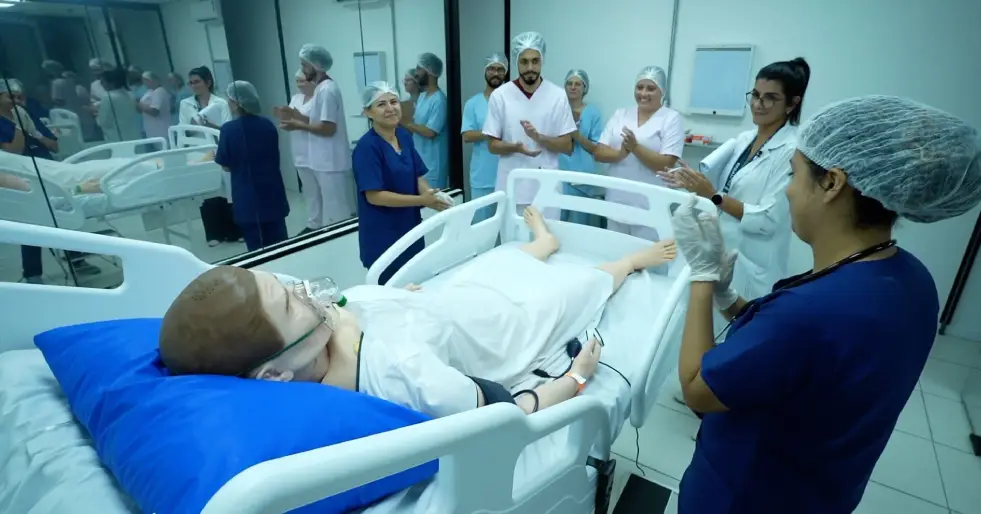 simulação realística médica