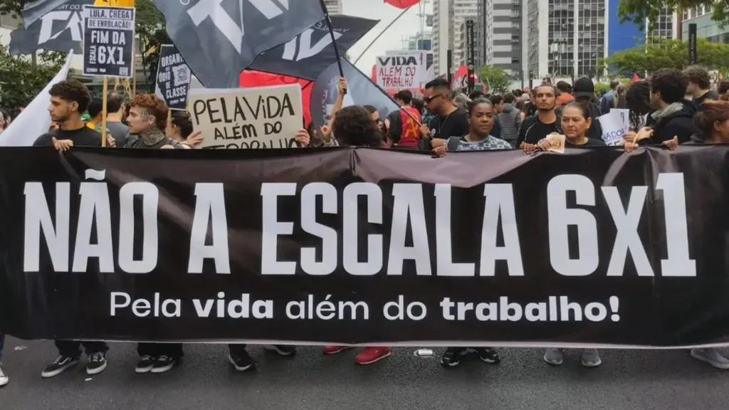 Manifestação pelo fim da escala 6×1