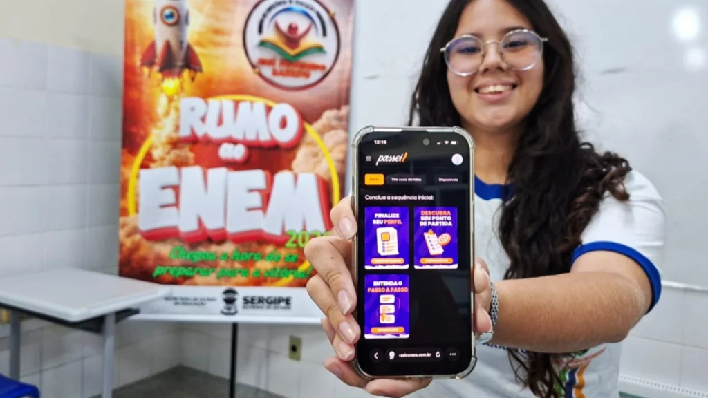 Secretaria disponibiliza plataforma digital gratuita para estudantes se prepararem para o Enem 2026